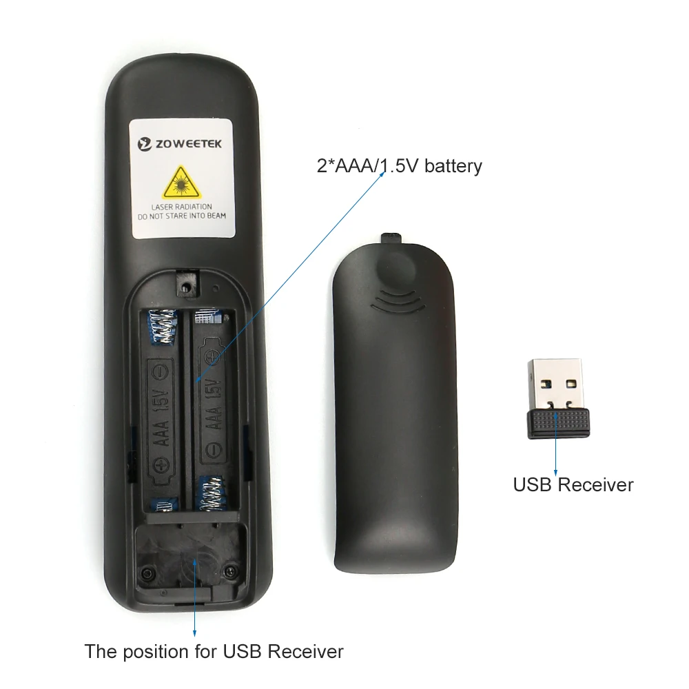 Zoweetek i7 2 4G Беспроводная клавиатура Air Fly Mouse пульт дистанционного управления