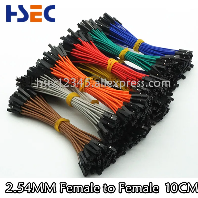100pcs Male Pin Connector Dupont Jumper Wire Cable 2.54mm Prototyping Circuit 