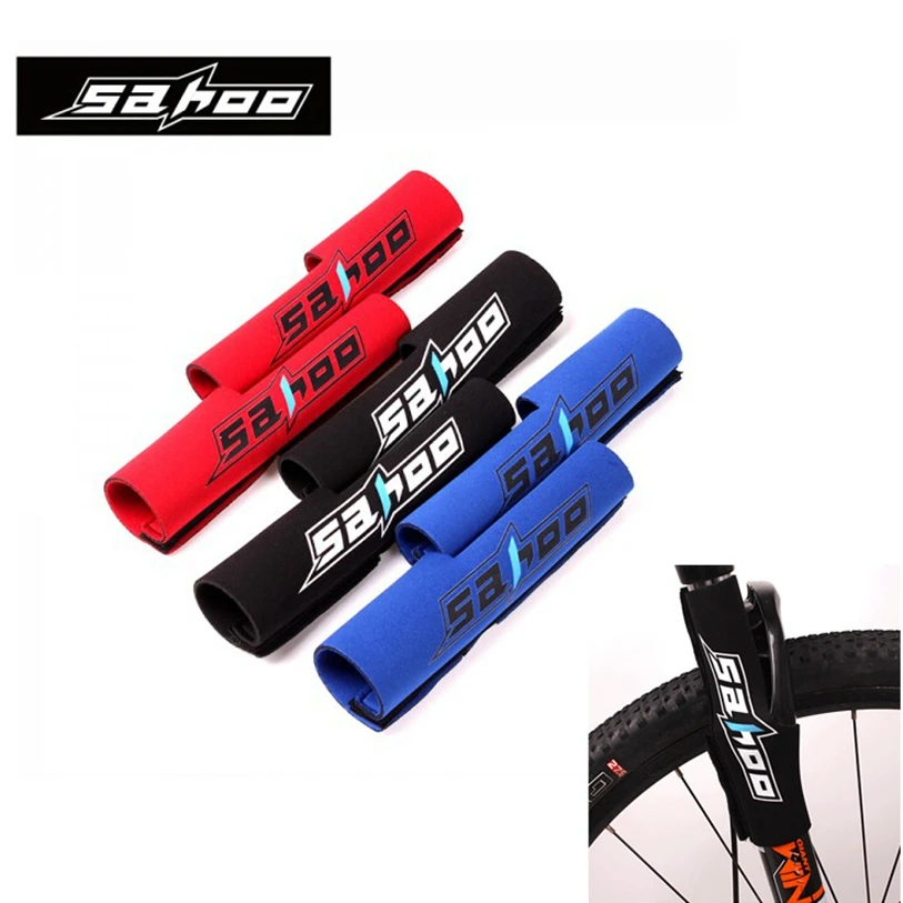 2 pcs SAHOO MTB Bike Chain Stay Front Rear Fork Cover Guard Protector