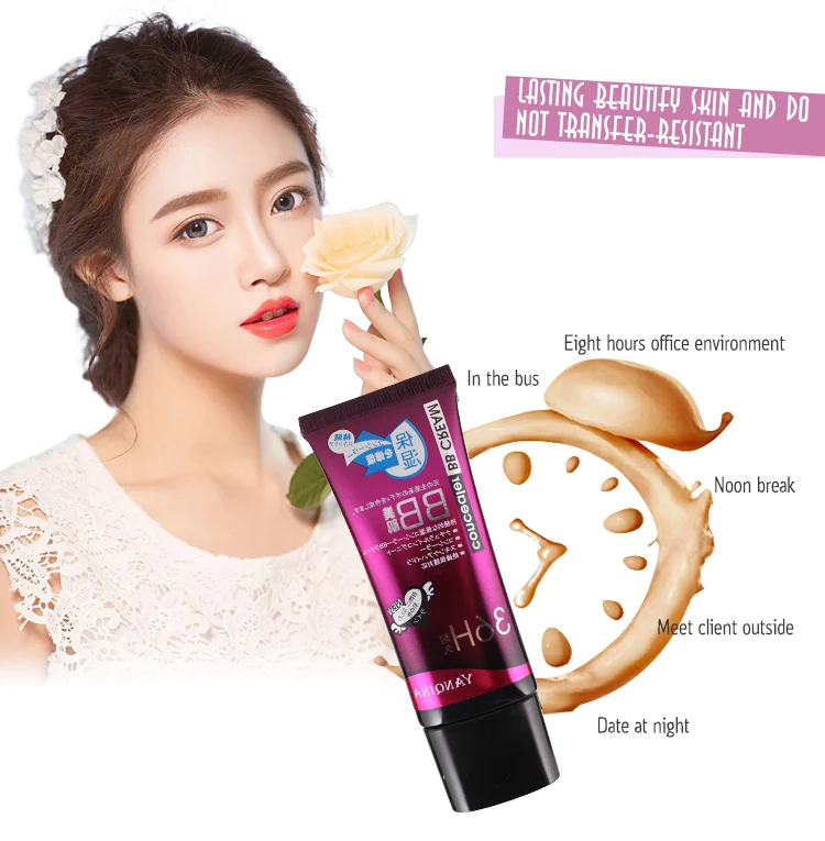 YANQINA BB CC крем-консилер Жидкая основа для лица солнцезащитный крем увлажняющая отбеливающая основа для макияжа голое лицо корейская косметика