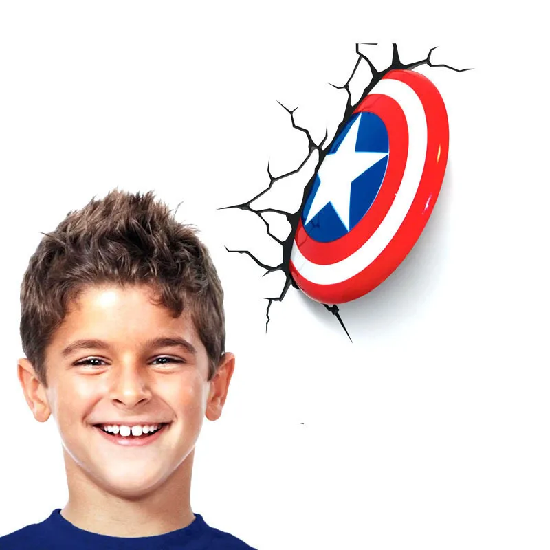 2018-Marvel-Super-Heroes-The-Avengers-Captain-America-Shield-Wall-Lamps-Home-Bar-Deco-Light-Personalize