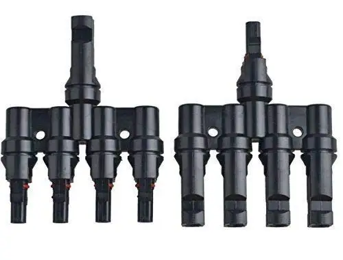 

Tumo-Int T-Type Five-Way Solar MC4 Connector One Minute Four Adapters