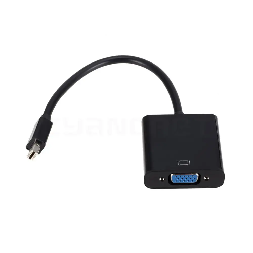 Video Cable Convert Mini Displayport DP to VGA Port HD Cable Male-Female Adapter Connector for Computer TV Monitor Projector Video Cable Convert Mini Displayport DP to VGA Port HD Cable Male-Female Adapter Connector for Computer TV Monitor Projector