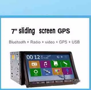 Clearance two 2din car dvd radio GPS Navigation Bluetooth 2 DIN universal Stereo Radio headunit USB/SD car multimedia gps radio dvd player 1