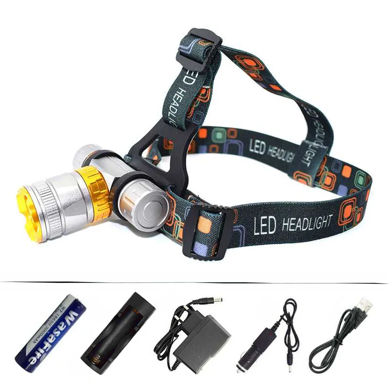 

Diving Headlamp Mini Flashlight Underwater Scuba Diving Head Torch XML-T6 3800 Lumens LED Headlight Waterproof Swim Lamp Light