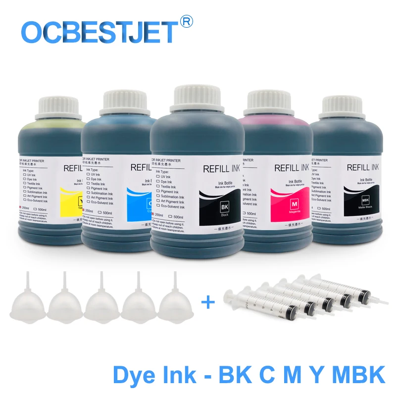Набор чернил для принтера Epson Stylus Pro 250 7700 T3000 T5000 T7000 T3200 T5200 T7200 T3270 T5270 T7270 5x9700 мл |