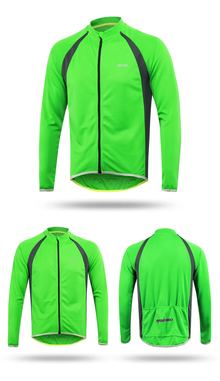 ARSUXEO, дышащая профессиональная команда, длинный рукав, для велоспорта, Джерси для мужчин и женщин, для велоспорта, MTB, одежда, рубашки, одежда для велоспорта, Майки