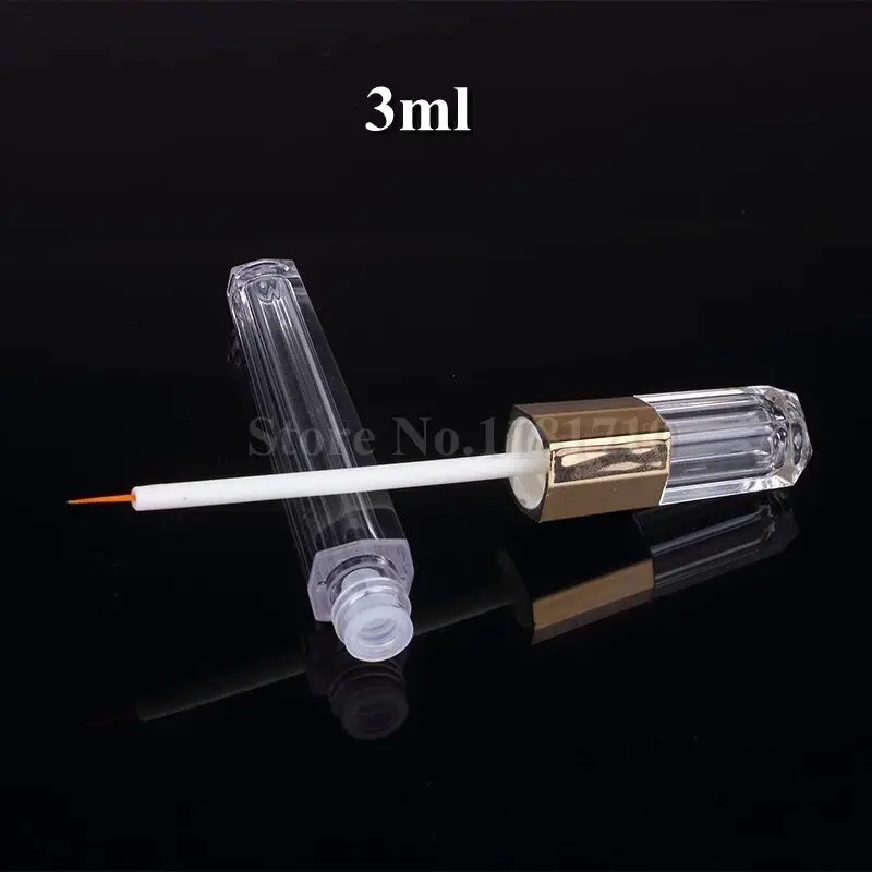 

30pcs 3ml Acrylic Eye Liner Packaging Pen Eyelash Growth Liquid Tube Empty Lip liner Pen Eyeliner Bottle with Thin Brush