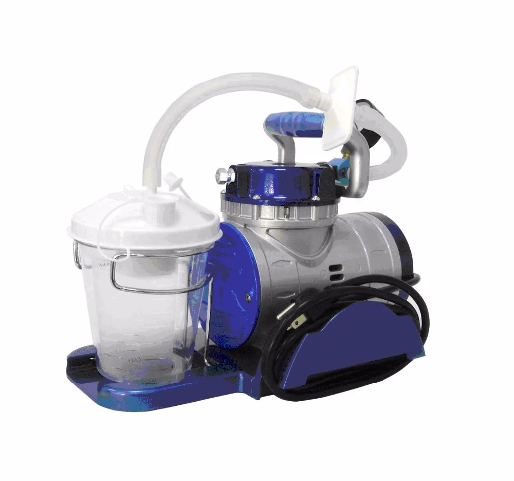 Portable hospital vacuum suction system sputum aspirator