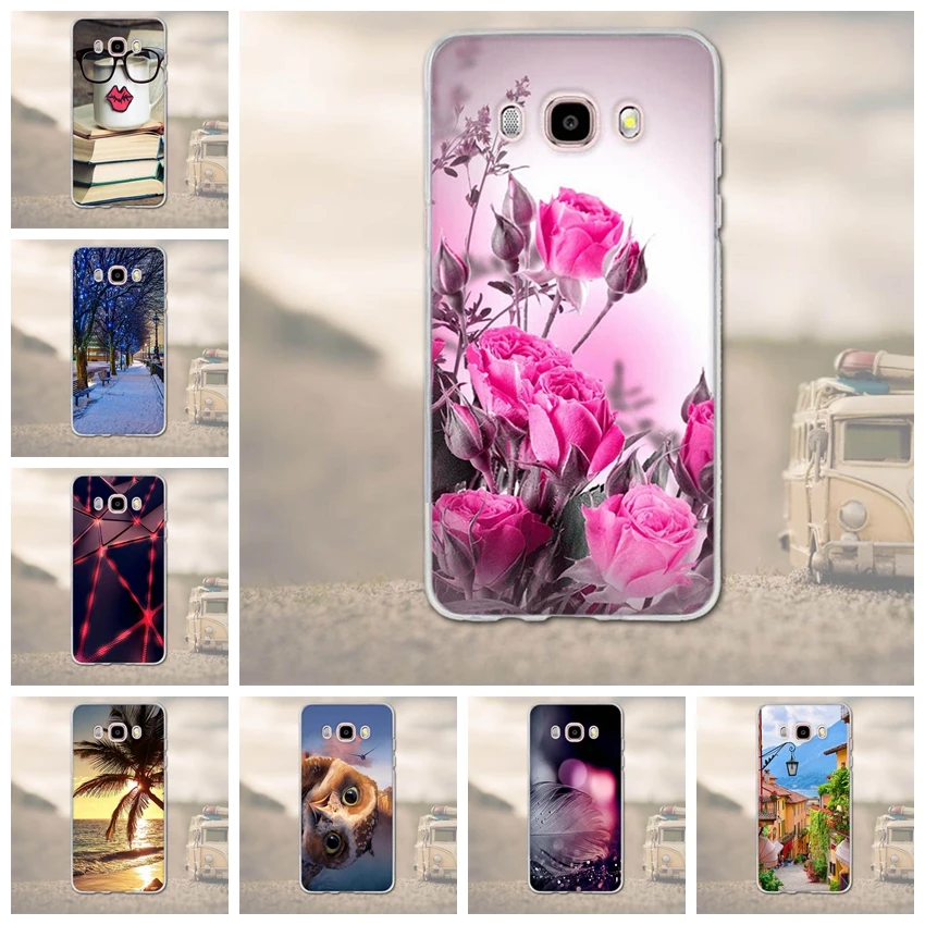 TPU Soft Phone Case for font b Samsung b font Galaxy J5 2016 J510 Back Cover