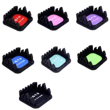 Силиконовый автомобильный коврик нескользящий легкий автомобильный коврик на приборной панели для мобильного телефона кронштейн черный синий, фиолетовый, зеленый розовый и красный цвет