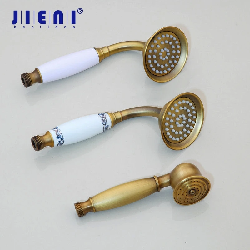 JIENI Water Pipes Accessories Hand Shower Hand Held Shower Head Solid