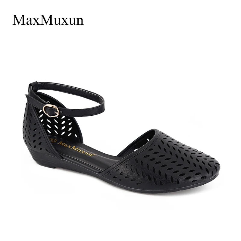 closed heel sandals flat