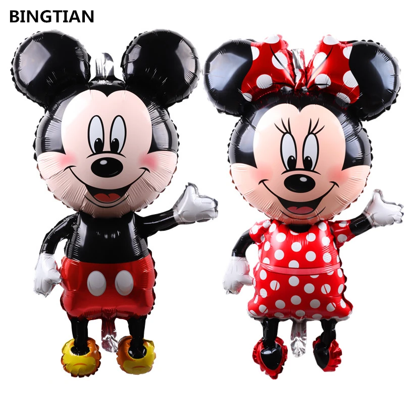 

BINGTIAN The new children's toys birthday party balloon decoration foil balloons wholesale oversized Minnie Mickey