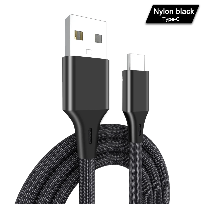 2.4A кабель usb type C для Xiaomi Redmi Note 7 USB-C кабель для быстрой зарядки мобильного телефона type-C для samsung Galaxy S9 S8 Plus