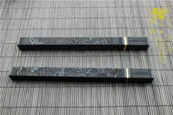 

Manufacturers teachers appliance black sandal boxwood carving Fang Chenxiang tube joss stick pipe sandalwood barrels smoked