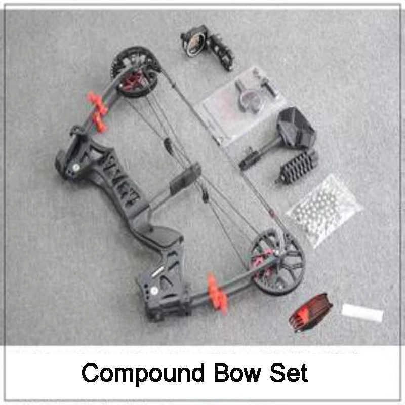 

1Set 30-60lbs Archery Compound Bow Set M109E Steel Ball Bow IBO 345FPS Right Hand /Left Hand Hunting Shooting Accessory