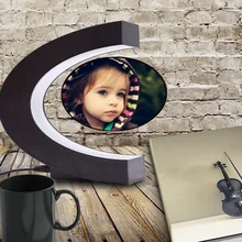 

C shape maglev photo frame magnetic levitation frame DIY art room decoration photographic images home decor shimmer photo album
