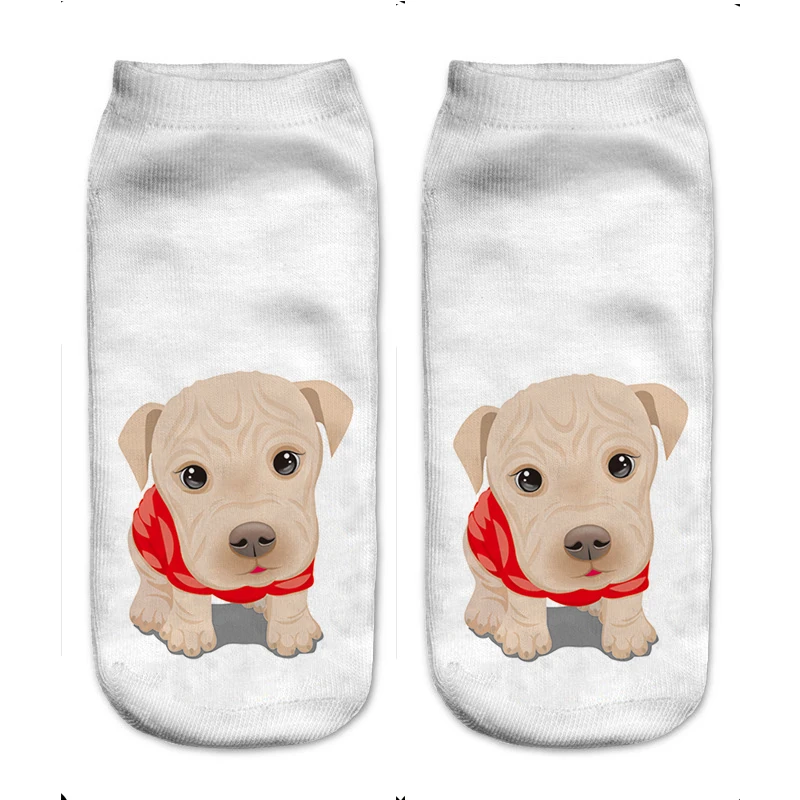 New3d Imprimer Chat Chaussettes Pusheen Girafe Avocat Drapeau Poisson Femmes Chaussettes Mignon Cheville Chaussette Multiples Dessins Décontracté Type