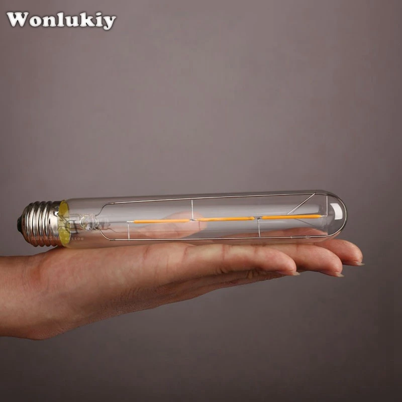 

E27 Incandescent Bulb T125 T185 Led Tube Bulb 220V Vintage Edison Filament Light Bulb Energy Saving Lamp for Home Bar Decoration