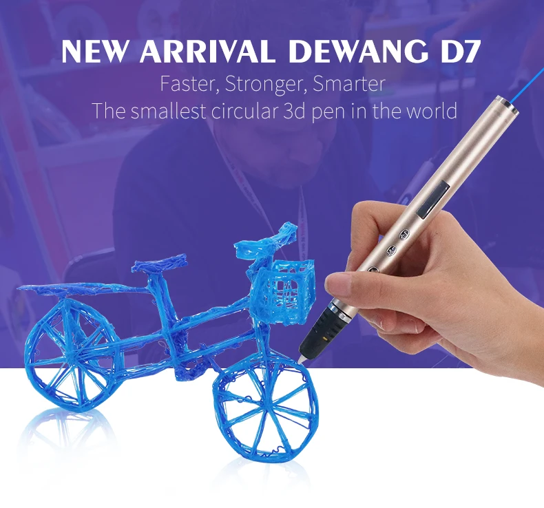 

Slim 3D Pen Scribble Pen OLED 3D Printing Lapiz PLA ABS Filament 3D Printer Birthday Gift for childrend ABS 3D Pencil Gadget