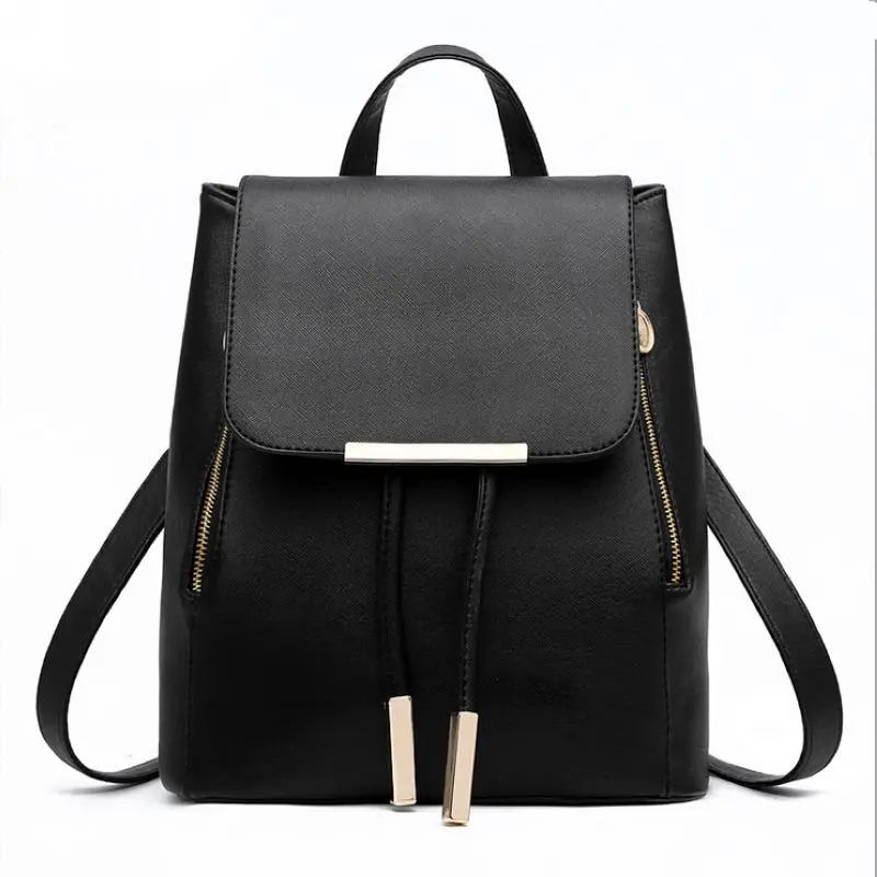 Women Backpack Fashion School Bags For Teenagers Girls High Quality Pu Leather Top handle Backpacks Mochila