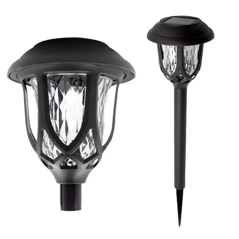 

Plastic Brown LED Solar Lawn Lamp Waterproof Outdoor Path Lights Villa Garden Courtyard Lights Decoration Lamp
