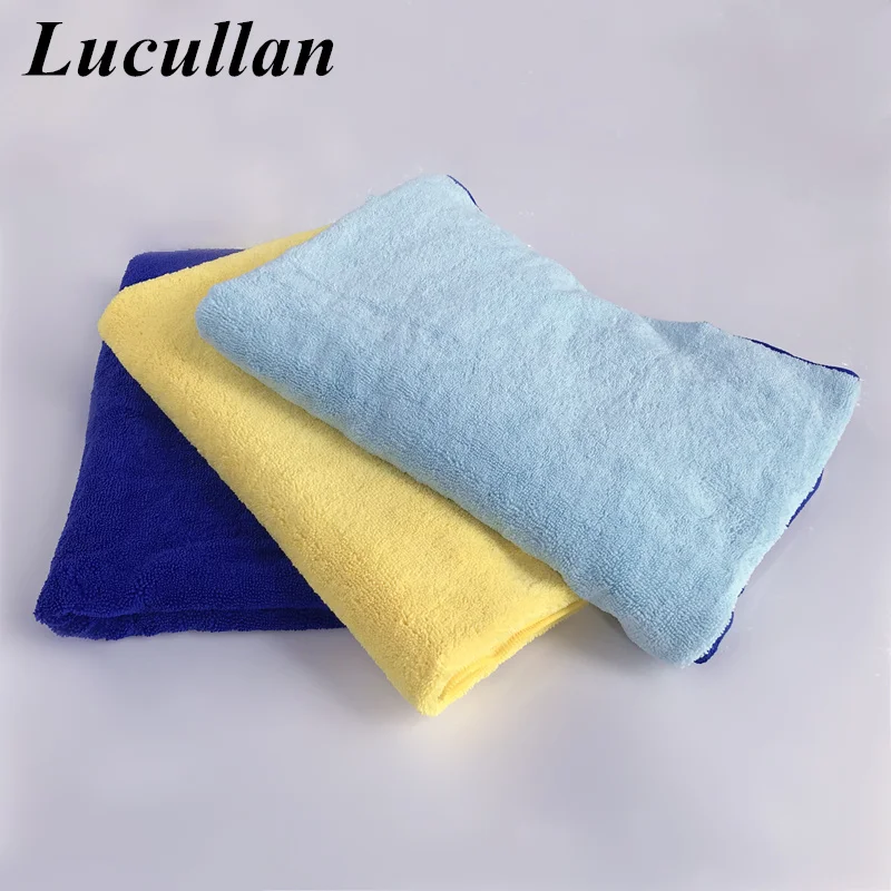 Lucullan Largest Microfiber Car Drying Towel Ultra Size 160X60CM Premium Cloth Whole Vehicles One Time Dryer