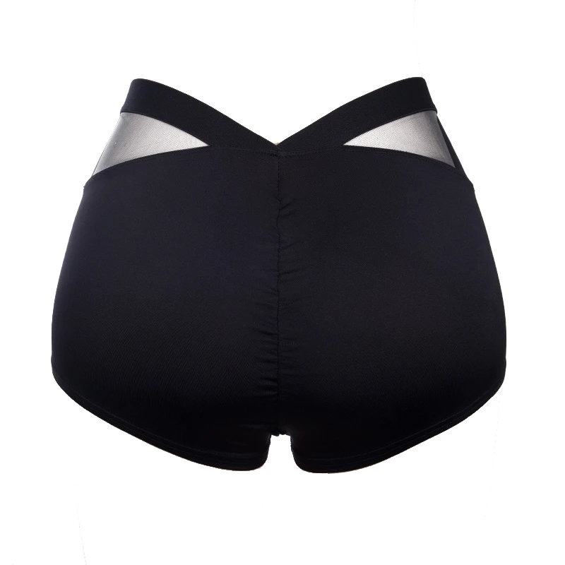 

2018 Sexy Women Yoga Shorts Push-Up Mesh Solid Exercise Workout Running Yoga Athletic Gym Trousers Sportswear Summer Clothes