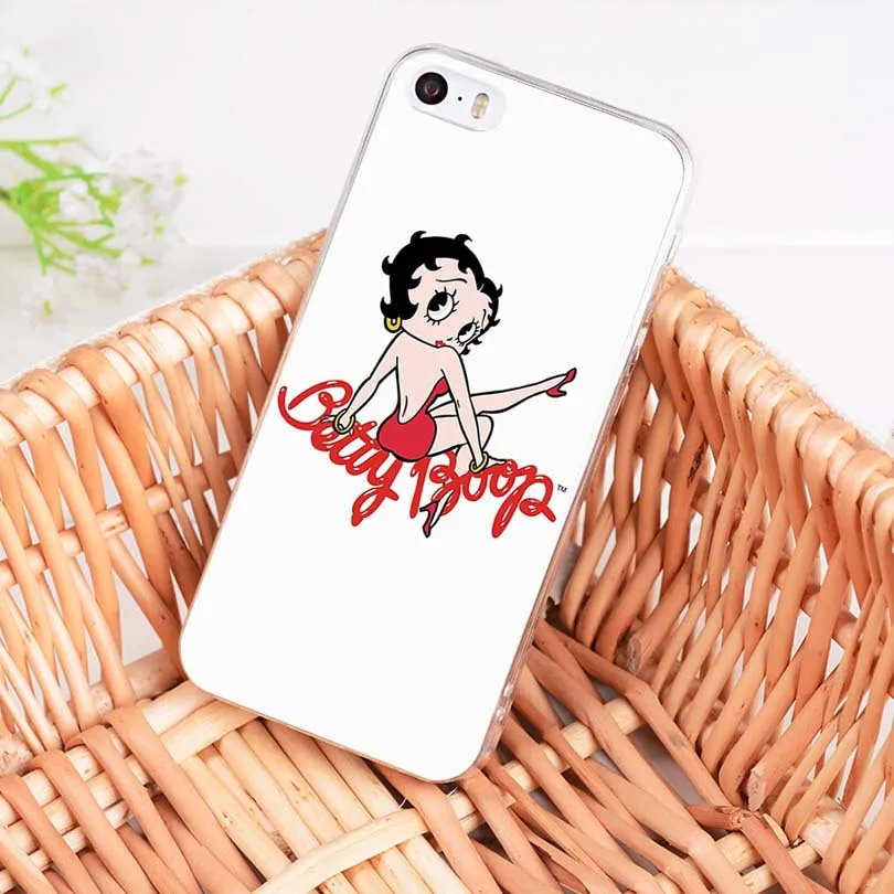 MaiYaCa betty boop, мягкий ТПУ чехол для телефона, аксессуары, чехол для Apple iPhone 8, 7, 6, 6S Plus, X, 5, 5S, SE, 5C, 4, 4S чехол, funda