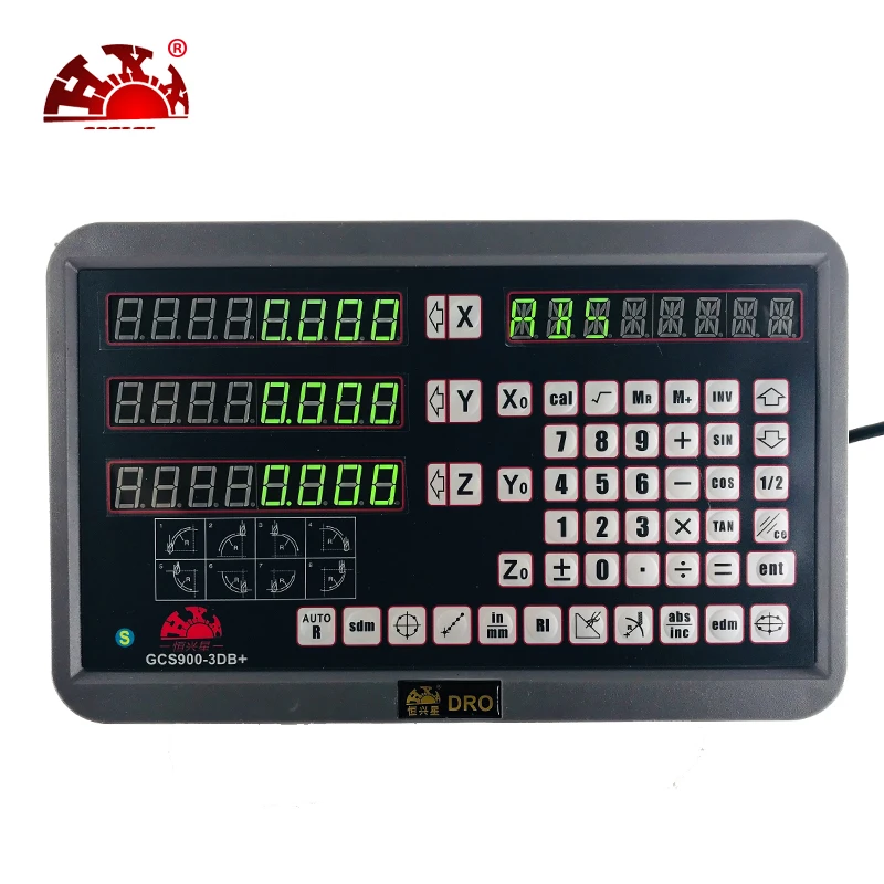 

3 axis DRO digital readout with EDM