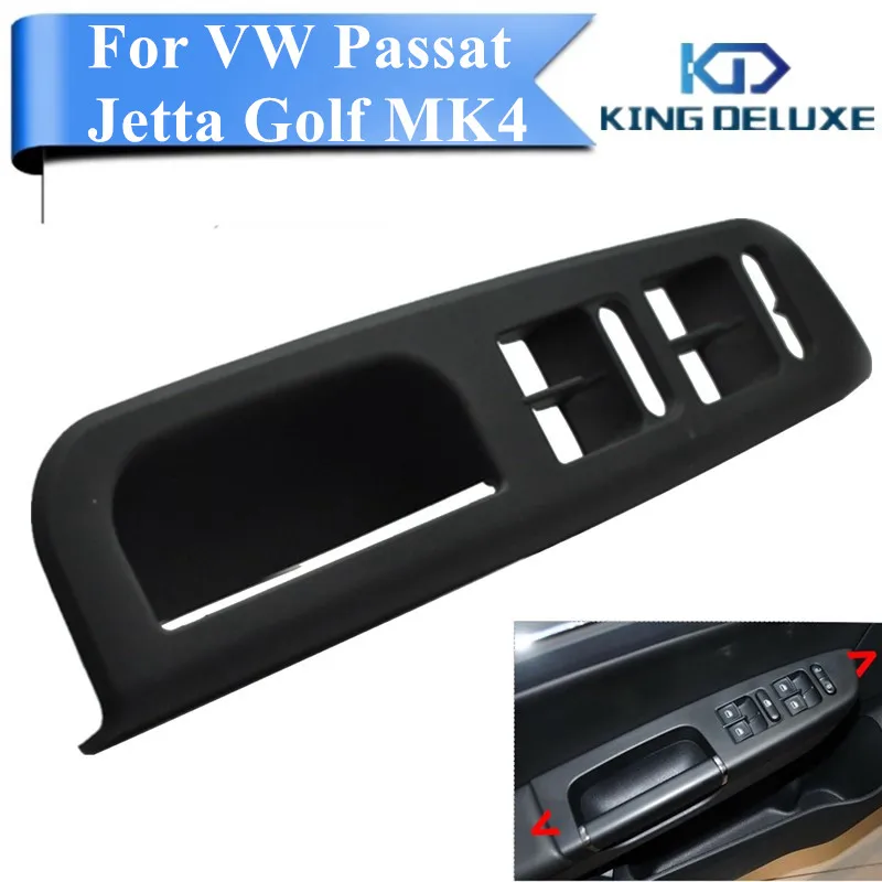 Black Master Window Switch Control Panel Trim Bezel For Vw