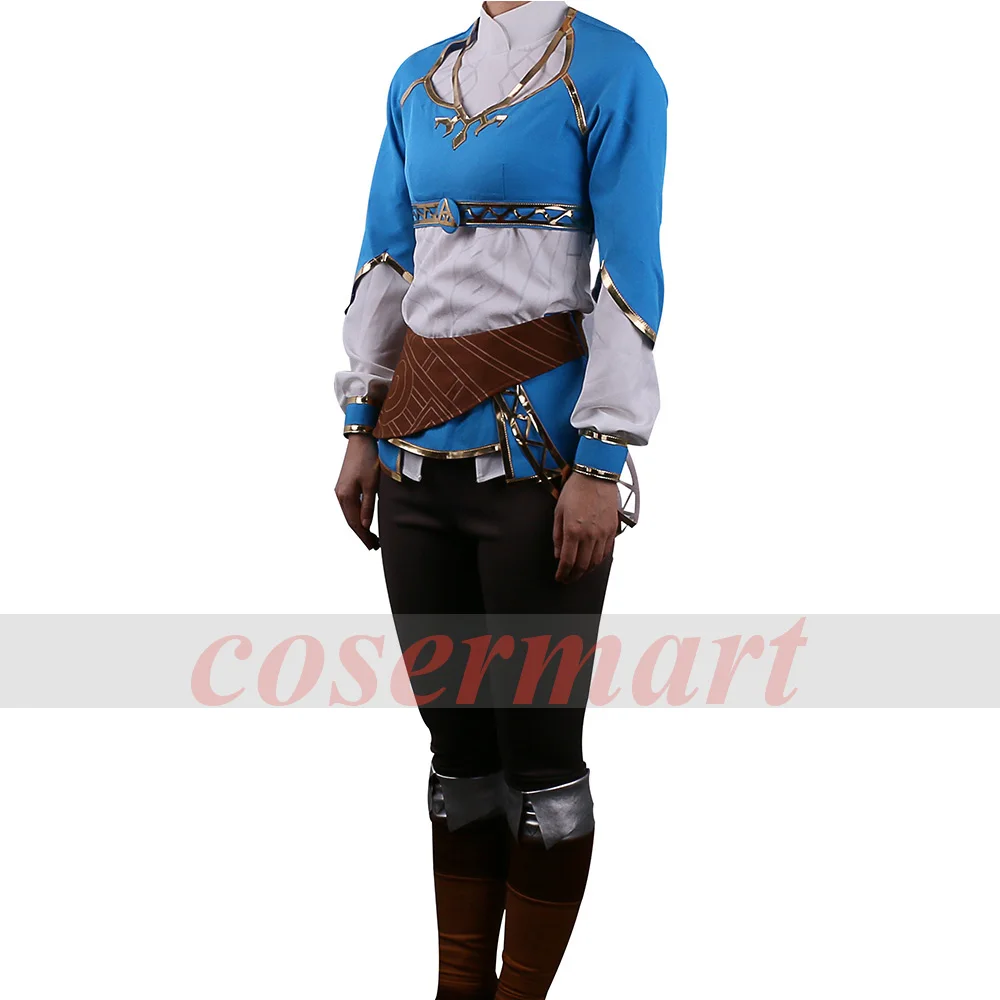 Hot Game The Legend of Zelda Twilight Princess Costume Suits Adult Women Dress t-shirt  Pants Halloween Party Prop (13)