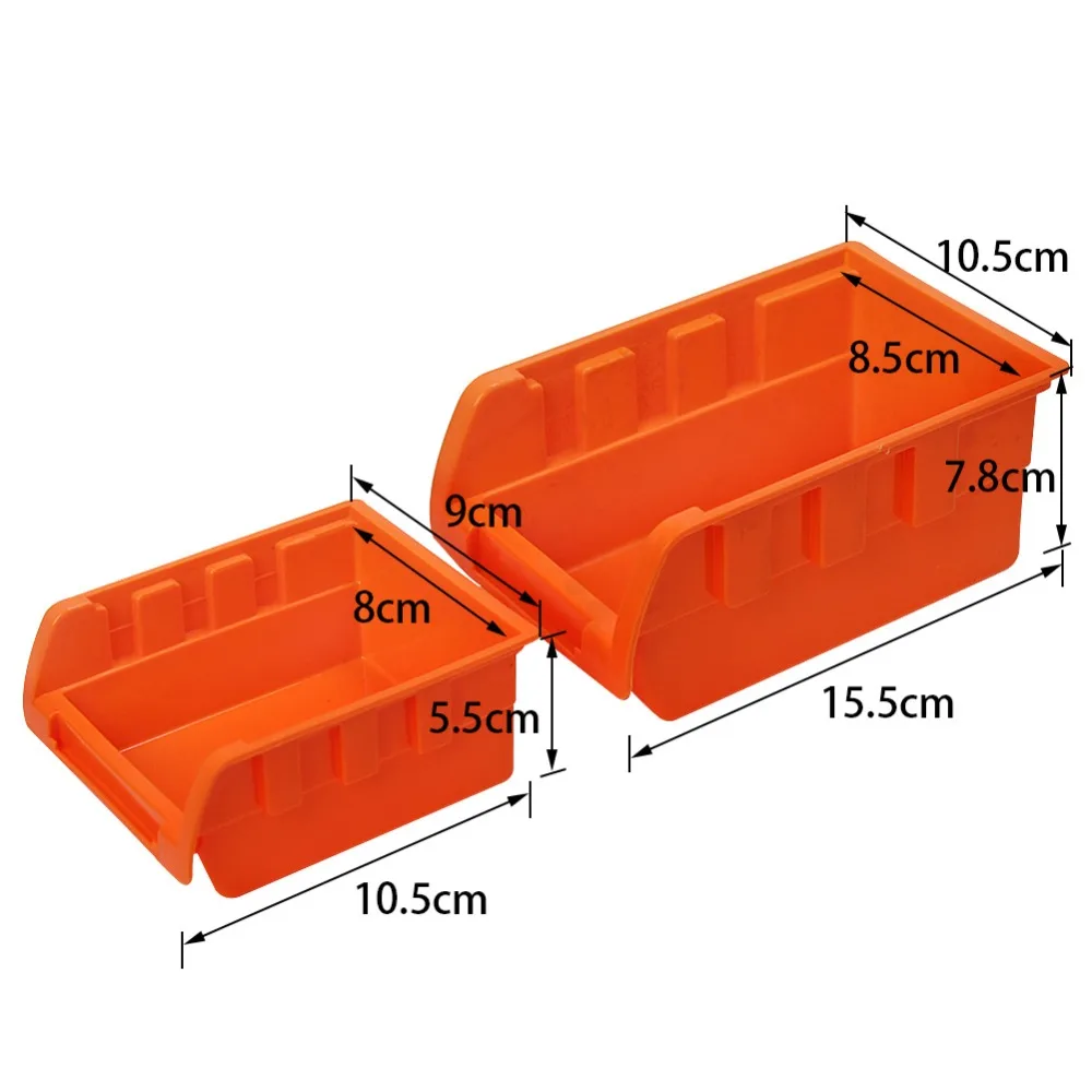 ABS настенный ящик для хранения, запчасти для инструментов, гаражный блок, стеллажи, оборудование, винт, инструмент, органайзер, коробка, компоненты, ящик для инструментов