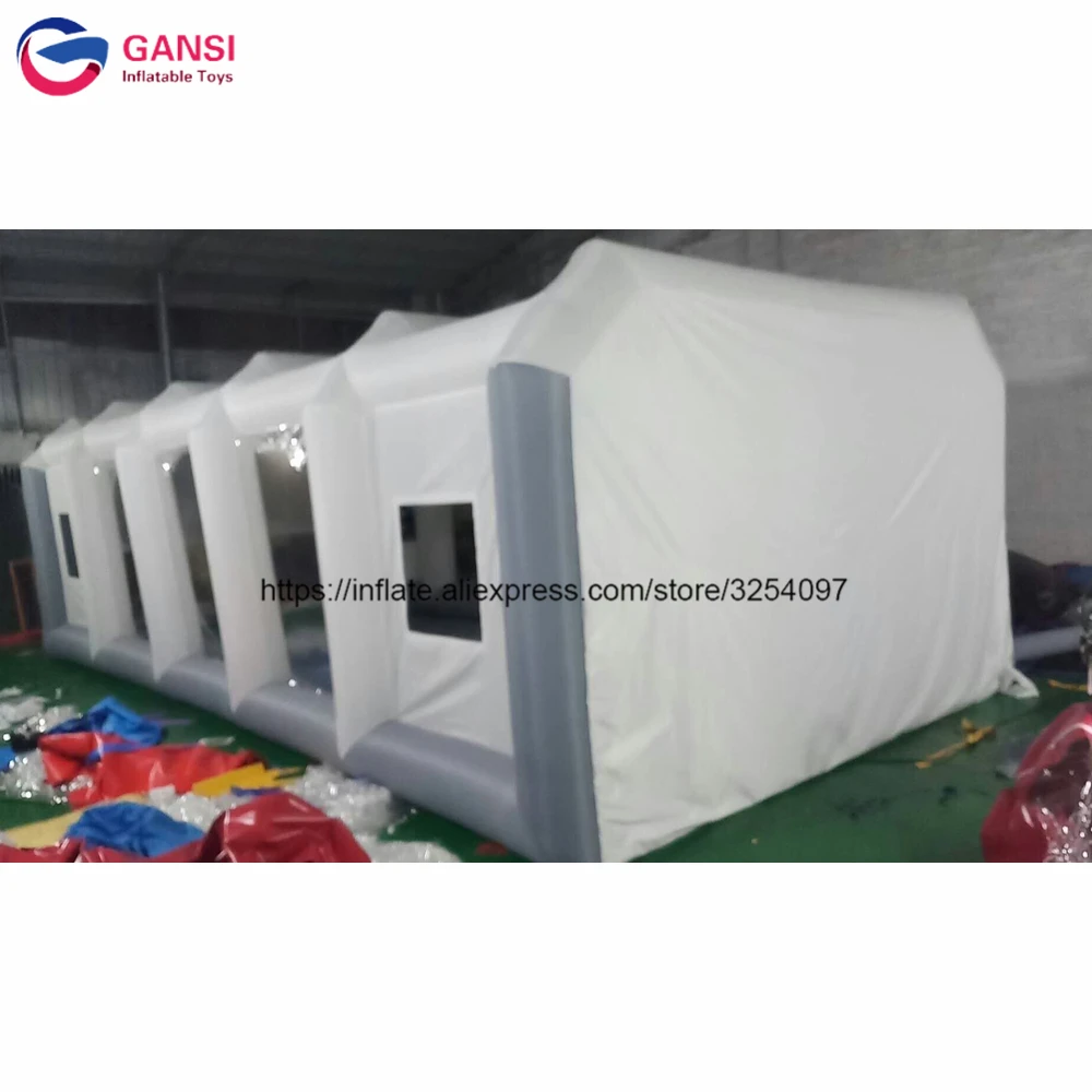 2018 Portable Inflatable Spray Booth With 2 Air Blowers,10*5*3.5M Inflatable Cars Spraying Painting Tent For Sale