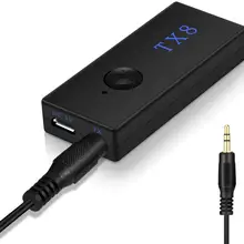 Беспроводной передатчик Bluetooth стерео аудио передатчик адаптер RCA 3,5 мм для телевизионные наушники автомобильный динамик