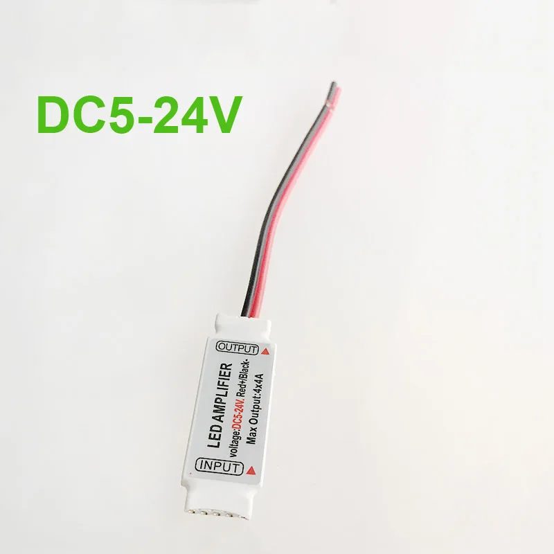

MINI RGBW Amplifier Controller DC 5-24V 4CH x 4A For 5050 RGBW 5Pin Strips Hight Quality