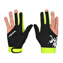 1 Pcs Billiard Gloves Three Fingered Pool Snooker Glove for Men Women Fits Left and Right Hand Pool Table Billiard Accessories free shipping 16pcs lot pool billiard snooker table ball keychain keyring 1 1 4 3 2cm