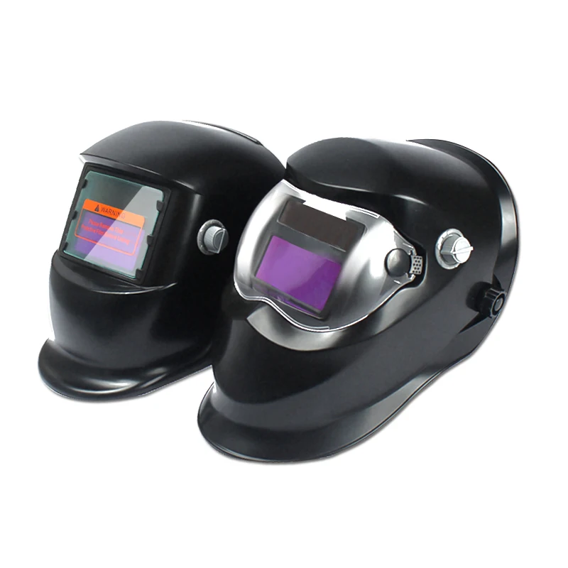 

Solar Power Welding Helmets Mask Welder Cap Welding Lens Automatic Darkening TIG MIG MMA Welding Field with 5pcs Lens