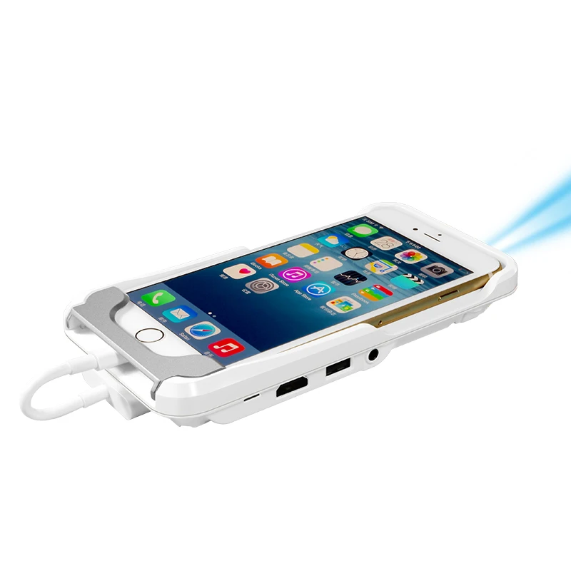 Mini telewizor Micro DLP Wifi przenośny kieszonkowy LED projektor do smartfona Pico HD wideo 1080P HDMI do ipada iPhone 6 7 8 X Plus biały IOS Mini telewizor Micro DLP Wifi przenośny kieszonkowy LED projektor do smartfona Pico HD wideo 1080P HDMI do ipada iPhone 6 7 8 X Plus biały IOS