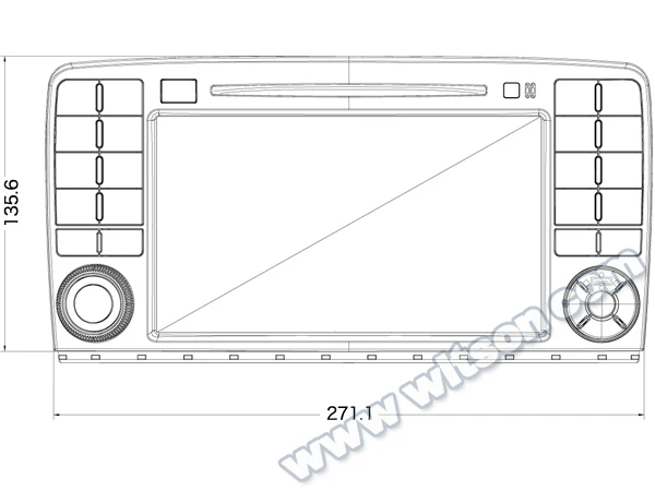 Sale 8" Android 8.0 OS Car DVD Multimedia Navigation GPS Radio for Mercedes-Benz R-Class W251 2006-2013 ( R280 R300 R320 R350 R500 ) 2