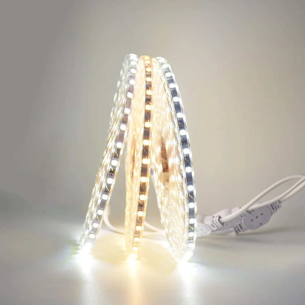 

Led strip 5050 smd led strip colorful super bright 220v band ceiling living room lights