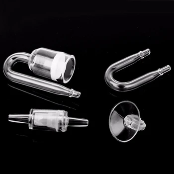 

Aquarium U-Shaped Tube Sucker Co2 Diffusion One-Way Valve Carbon Dioxide Reactor Regulator Fish Tank Live Plant Atomizer 4-In-1