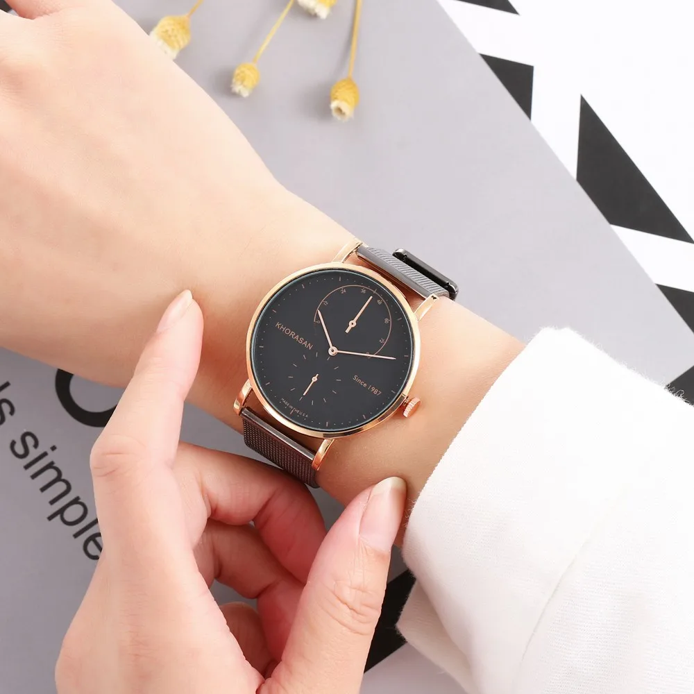 

Fashion Man Ladies Watch Stainless Steel Analog Analog Watch Bracelet New relogio masculino zegarek meski 2019 loves' watch