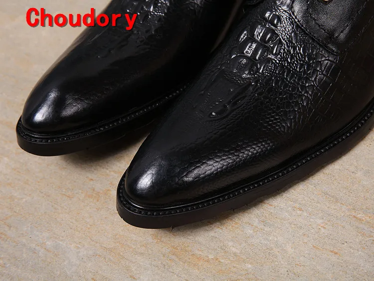 Choudory botas masculina/зимняя обувь для мужчин; Цвет черный, коричневый; натуральная кожа; водонепроницаемый военные сапоги на шнуровке; высокие ковбойские сапоги мужские