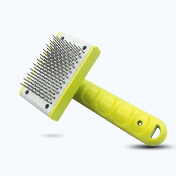

Stainless Steel Pet Dog Brush Hair Removal Comb for Dogs Cat Grooming Tool Hair Cleaning Tool Handle Cat Comb Tool Pet Supplies