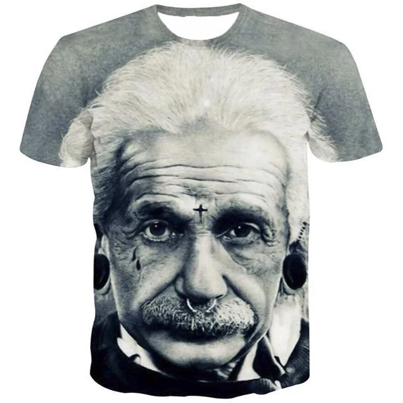 

ZOGAA 2019 Albert Einstein T shirt Men 3D printed E MC2 The Big Bang Theory Short Sleeve T-shirt