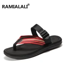 Мужские, повседневные, пропускающие воздух Сланцы на лето; модная Уличная обувь; пляжная обувь на плоской подошве; Водонепроницаемая Обувь Для мужчин Sandalias Hombre