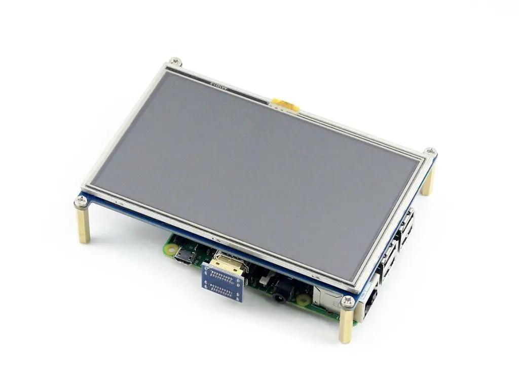 Raspberry Pi Модуль ЖК-дисплея 5 дюймов 800*480 TFT резистивный сенсорный экран панель интерфейс для Raspberry Pi 3