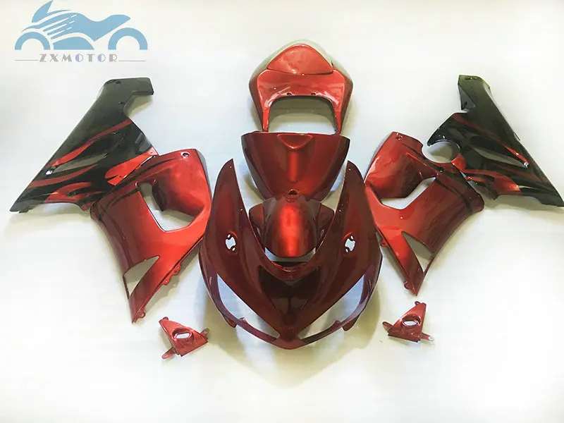 Комплект обтекателей для мотоцикла KAWASAKI Ninja ZX 6R 2005 2006 спортивные комплекты из ABS